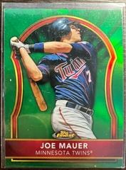 Joe Mauer [Green Refractor] Baseball Cards 2011 Finest Prices