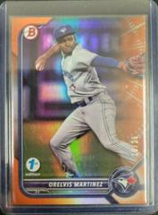 Orelvis Martinez [Orange Foil] Baseball Cards 2022 Bowman 1st Edition Prices