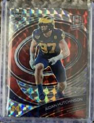 Aidan Hutchinson [Red] Football Cards 2022 Panini Chronicles Draft Picks Spectra Prices