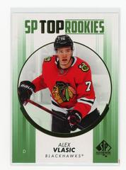 Alex Vlasic [Green] Hockey Cards 2022 SP Authentic Top Rookies Prices
