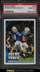 Indianapolis Colts #79 Football Cards 2010 Topps Prices