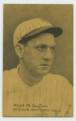 Hugh A. McQuillan Baseball Cards 1926 Exhibits Prices