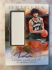 Andre Jackson Jr. #39 Basketball Cards 2023 Panini Origins Rookie Jersey Autograph Prices