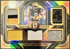 Christian Watson [Sapphire] Football Cards 2023 Panini Gold Standard Mother Lode Prices