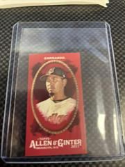 Carlos Carrasco [Mini Red] #81 Baseball Cards 2017 Topps Allen & Ginter X Prices