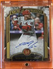 Nolan Arenado #AA-NA Baseball Cards 2022 Topps Museum Collection Archival Autographs Prices