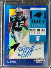 DJ Moore [Autograph Blue] #107 Football Cards 2018 Panini Contenders Optic Prices