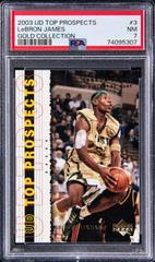 LeBron James [Gold Collection] #3 Basketball Cards 2003 Upper Deck Top Prospects Prices