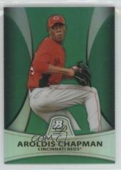 Aroldis Chapman [Refractor] #PP10 Baseball Cards 2010 Bowman Platinum Prospects Prices