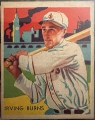 Irving Burns #75 Baseball Cards 1935 Diamond Stars Prices