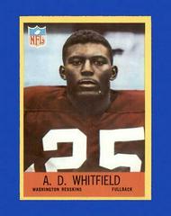 A.D. Whitfield #191 Football Cards 1967 Philadelphia Prices