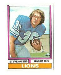 Steve Owens Football Cards 1974 Topps Parker Brothers Prices