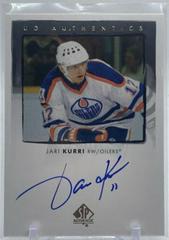 Jari Kurri Hockey Cards 2022 SP Authentic UD Autographs Prices