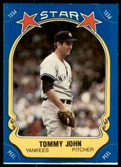 Tommy John Baseball Cards 1981 Fleer Star Stickers Prices