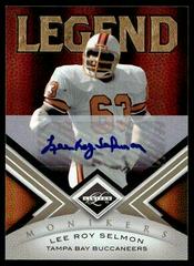 Lee Roy Selmon [Monikers Autograph Gold] Football Cards 2010 Panini Limited Prices