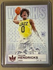 Taylor Hendricks [Ruby] #10 Basketball Cards 2023 Panini Court Kings Works in Progress Prices