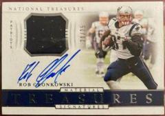 Rob Gronkowski Football Cards 2018 National Treasures Material Treasures Signatures Prices