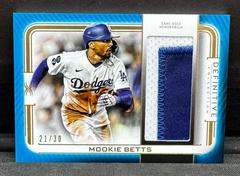 Mookie Betts [Blue] #DJR-MBE Baseball Cards 2023 Topps Definitive Jumbo Relic Collection Prices