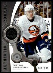 Petteri Nokelainen #153 Hockey Cards 2005 SP Game Used Prices
