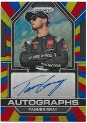 Tanner Gray [Rainbow] #5 Racing Cards 2023 Panini Prizm NASCAR Autograph Prices