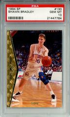 Shawn Bradley #130 Basketball Cards 1994 SP Prices