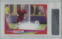 Andres Iniesta [Red] Soccer Cards 2022 Leaf Vivid Imagery Prices