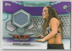 Sarah Logan [Purple] Wrestling Cards 2019 Topps WWE Women's Division Mat Relics Prices