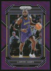LeBron James [Purple] Basketball Cards 2022 Panini Prizm Prices