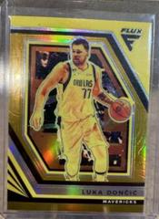 Luka Doncic [Gold] #105 Basketball Cards 2022 Panini Flux Prices