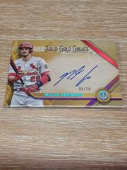Nolan Arenado [Red] #GGA-NA Baseball Cards 2022 Topps Tribute Solid Gold Greats Autographs Prices