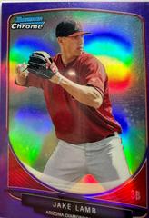 Jake Lamb [Orange Refractor] Baseball Cards 2013 Bowman Chrome Mini Prices