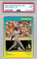 Ken Griffey Jr. #58 Baseball Cards 1991 Star Diamond Series Prices
