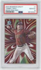 Tommy Troy [Red] Baseball Cards 2023 Bowman Draft Mood Ring Prices