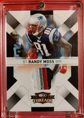 Randy Moss Football Cards 2009 Panini Donruss Threads Prices