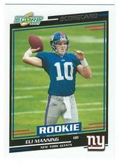 Eli Manning [Scorecard] #371 Football Cards 2004 Panini Score Prices