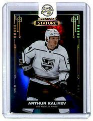 Arthur Kaliyev [Photo Variant Blue] Hockey Cards 2021 Upper Deck Stature Prices