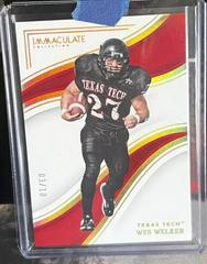 Wes Welker [Gold] #50 Football Cards 2023 Panini Immaculate Collection Collegiate Prices