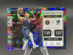 Nikola Jokic [Green Ice] #16 Basketball Cards 2021 Panini Contenders Game Night Ticket Prices