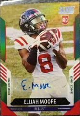 Elijah Moore [End Zone] Football Cards 2021 Panini Score Prices