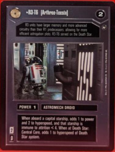 R3-T6 [Limited] Star Wars CCG A New Hope