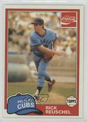 Rick Reuschel #8 Baseball Cards 1981 Coca Cola Prices