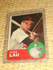 Charlie Lau #41 Baseball Cards 1963 Topps Prices