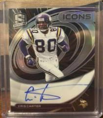 Cris Carter #ICN-CCA Football Cards 2022 Panini Spectra Icons Autographs Prices