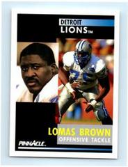 Lomas Brown Football Cards 1991 Pinnacle Prices