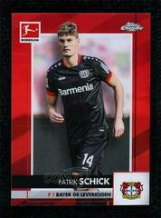 Patrik Schick [Red Refractor] Soccer Cards 2020 Topps Chrome Bundesliga Prices
