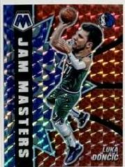 Luka Doncic [Reactive Blue] #12 Basketball Cards 2020 Panini Mosaic Jam Masters Prices