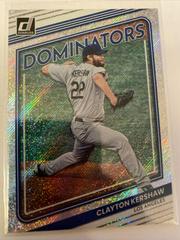 Clayton Kershaw [Rapture] Baseball Cards 2022 Panini Donruss Dominators Prices