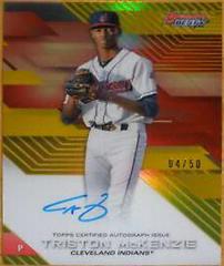 Triston McKenzie [Gold Refractor] #B17-TM Baseball Cards 2017 Bowman's Best of Autograph Prices