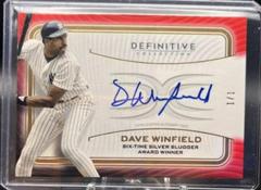 Dave Winfield Baseball Cards 2023 Topps Definitive Legendary Autograph Collection Prices