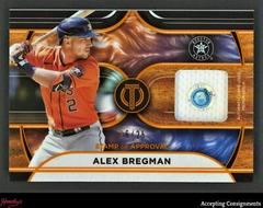 Alex Bregman [Orange] Baseball Cards 2022 Topps Tribute Stamp of Approval Relics Prices